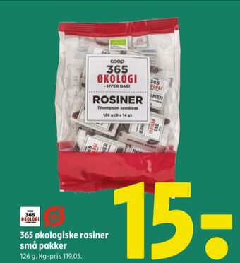 Coop 365 Coop 365 rosiner tilbud