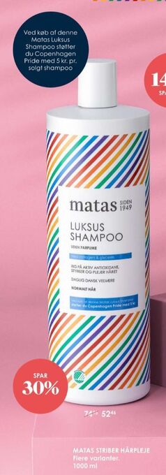 Matas Matas shampoo tilbud