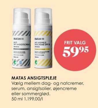 Matas Matas creme tilbud