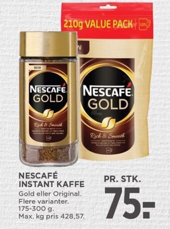 MENY NESCAFÉ INSTANT KAFFE tilbud