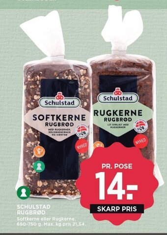 MENY SCHULSTAD RUGBRØD tilbud