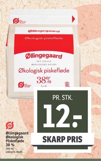 Øllingegaard Økologisk Piskefløde 38 %