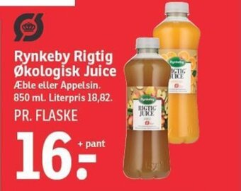 SPAR Rynkeby Rigtig Økologisk Juice tilbud