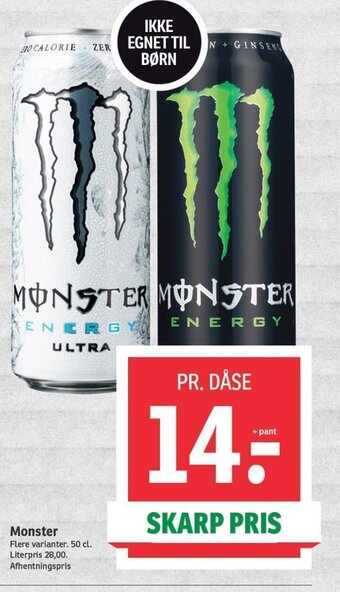 SPAR Monster Energy tilbud