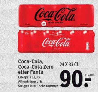 SPAR Coca-Cola, Coca-Cola Zero eller Fanta tilbud