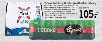 SPAR Tuborg, Carlsberg, Grimbergen eller Kronenbourg tilbud