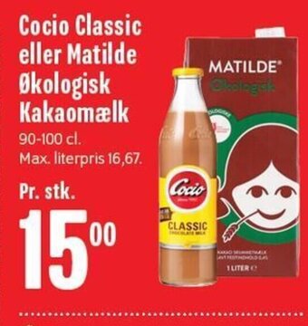 Cocio Classic eller Matilde Økologisk Kakaomælk