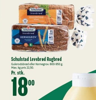 Min Købmand Schulstad Levebrød Rugbrød tilbud