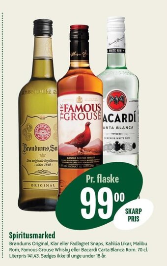 Min Købmand Spiritusmarked tilbud
