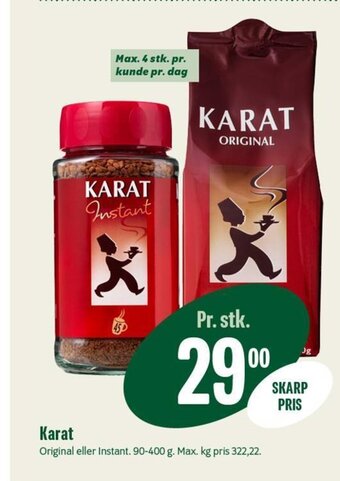 Min Købmand Karat Original eller Instant. tilbud