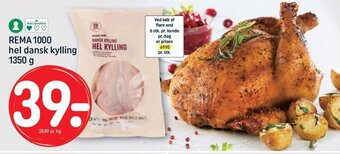 REMA 1000 REMA 1000 hel dansk kylling 1350 g tilbud