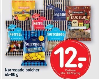 REMA 1000 Nørregade bolcher 65-80 g tilbud