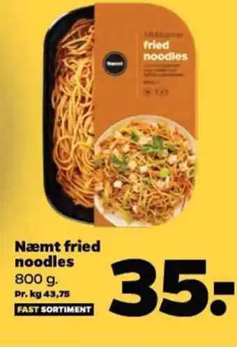 Netto Næmt fried noodles 800 g. tilbud
