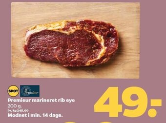 Netto Premieur marineret rib eye tilbud