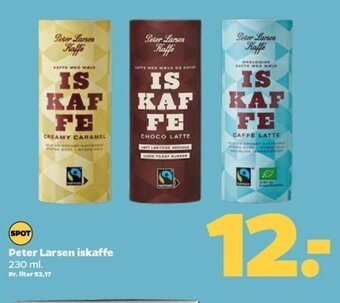 Netto Peter Larsen iskaffe 230 ml. tilbud