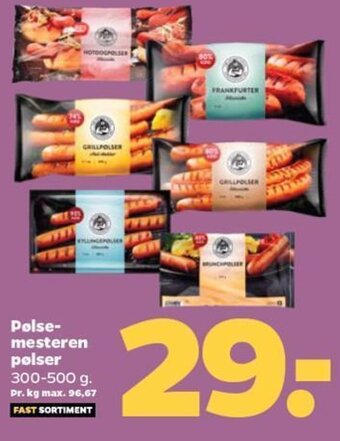 Netto Polse Mesteren polser tilbud