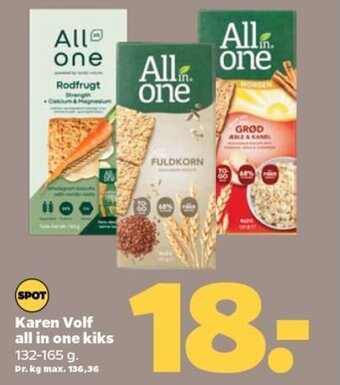 Netto Karen Volf all in one kiks tilbud