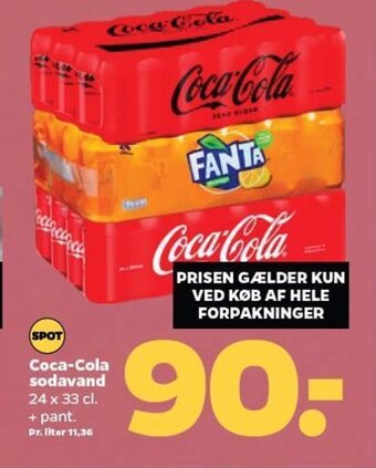 Netto Coca-Cola sodavand tilbud