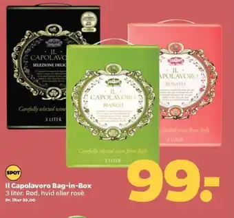 Netto Il Capolavoro Bag-in-Box 3 liter tilbud
