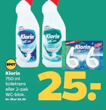 Netto Klorin 750 ml. tilbud