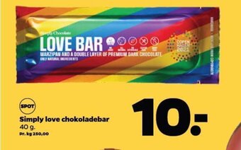 Simply love chokoladebar