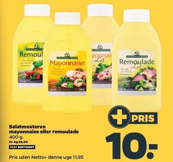 Netto Salatmesteren mayonnaise eller remoulade 400 g. tilbud