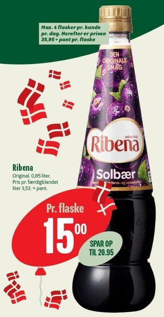 Min Købmand Ribena tilbud