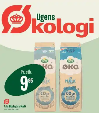Min Købmand Arka økologisk Mælk 1 Liter tilbud