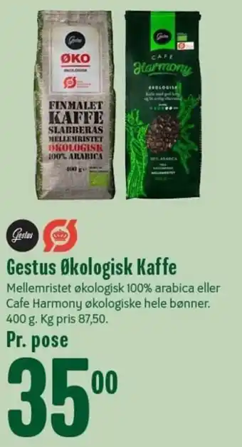 Min Købmand Gestus Økologisk Kaffe 400g tilbud