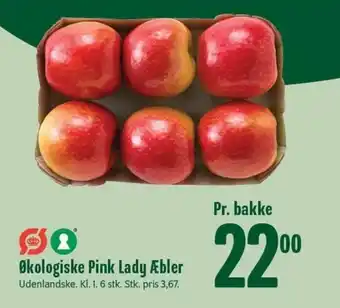 Min Købmand Økologiske Pink Lady Æbler tilbud