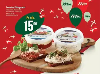 Min Købmand Graasten Pålægssalat 300g tilbud