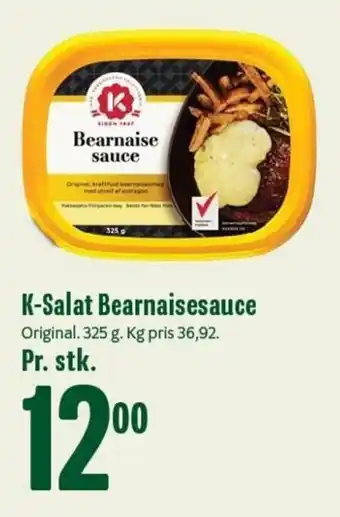 Min Købmand K-Salat Bearnaisesauce 325g tilbud