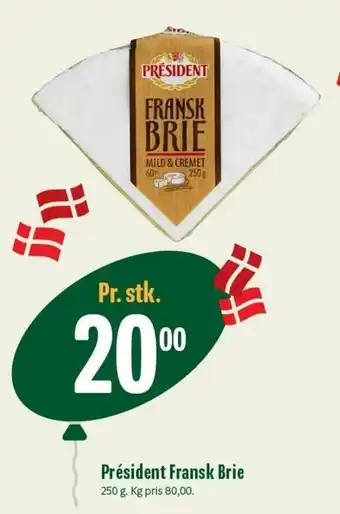 Président Fransk Brie 250g