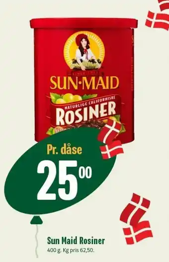 Min Købmand Sun Maid Rosiner 400g tilbud