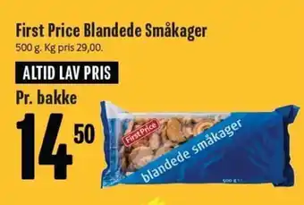 Min Købmand First Price Blandede Småkager 500g tilbud
