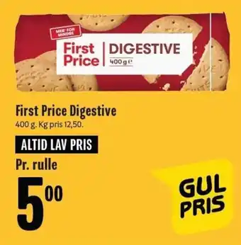 Min Købmand First Price Digestive 400g tilbud