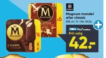 Bilka Magnum mandel eller classic tilbud