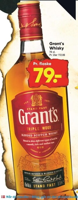 Bilka Grant´s whisky tilbud