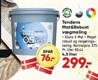 Bilka Tendens mat&robust vægmaling tilbud