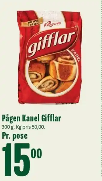 Min Købmand Pågen Kanel Gifflar 300 g tilbud