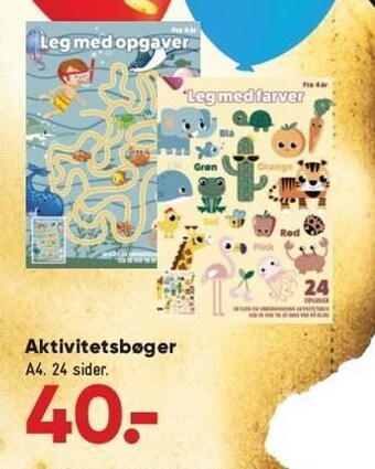 Bilka Aktivitesbøger tilbud