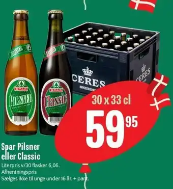Min Købmand Spar Pilsner Eller Classic tilbud