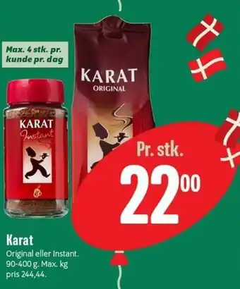 Min Købmand Karat 90-400 g tilbud