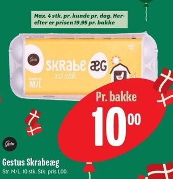 Min Købmand Gestus Skrabeæg tilbud