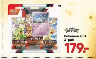 Bilka Pokémon kort 3-pak tilbud