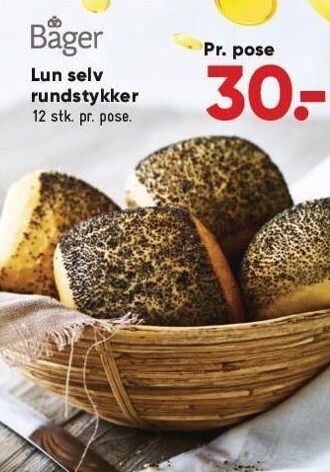Bilka Lun selv rundstykker tilbud