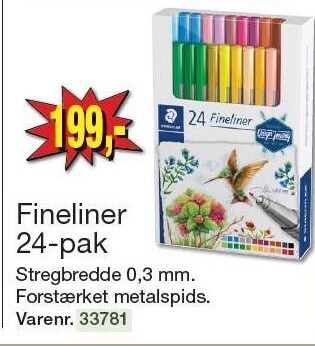Fineliner 24-pak