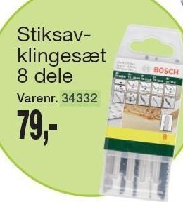 Stiksavklingesæt 8 dele