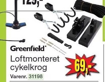 Harald Nyborg Greenfield loftmonteret cykelkrog tilbud