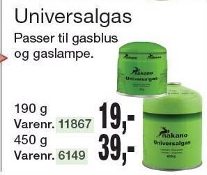 Harald Nyborg Universalgas tilbud